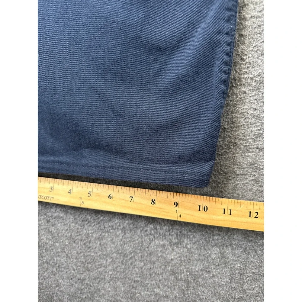 Mott & Bow Mercer Pants Men 42x30 Blue Preppy Straight Leg Cotton Stretch Travel